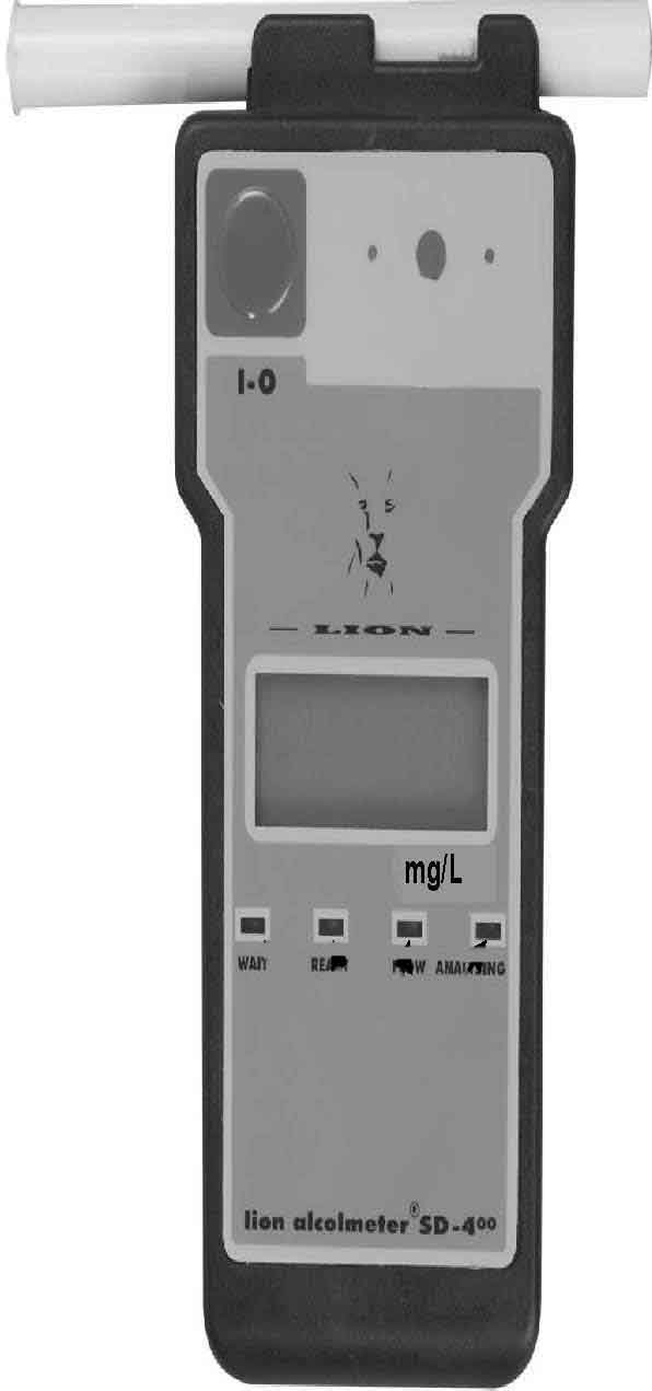 приборы измерения концентрации алкоголя в выдыхаемом воздухе Анализатор паров алкоголя (этанола) Lion Alcolmeter серии SD-400, SD-400P